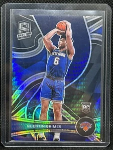 2021-2022 Panini Spectra TMall #127 Quentin Grimes Rookie Black Asia Knicks - Bild 1 von 2
