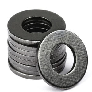 Arandela plana de acero al carbono M12 10 piezas 12x24x2 mm grado 8,8 sujetadores de acero de aleación - Imagen 1 de 5