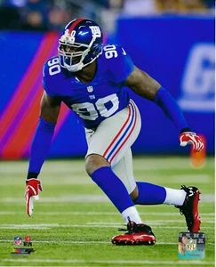 JASON PIERRE-PAUL 8X10 PHOTOGRAPH MATTE PHOTOFILE PHOTO NEW YORK GIANTS #3 - Picture 1 of 1