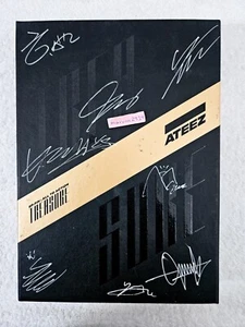 ATEEZ Treasure EP.Fin: Álbum promocional firmado todo en acción autografiado + mensaje - Imagen 1 de 19