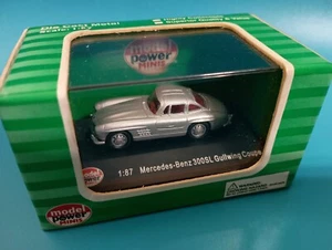 MODEL POWER DIE CAST HO 1:87 MERCEDES BENZ 300SL GULLWING COUPE - Picture 1 of 1