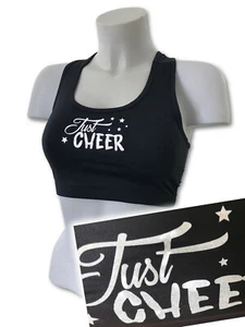 Sportbra Cheerleader Just Cheer Sport Top glitzer Sport Bra Cheerleading - Bild 1 von 3