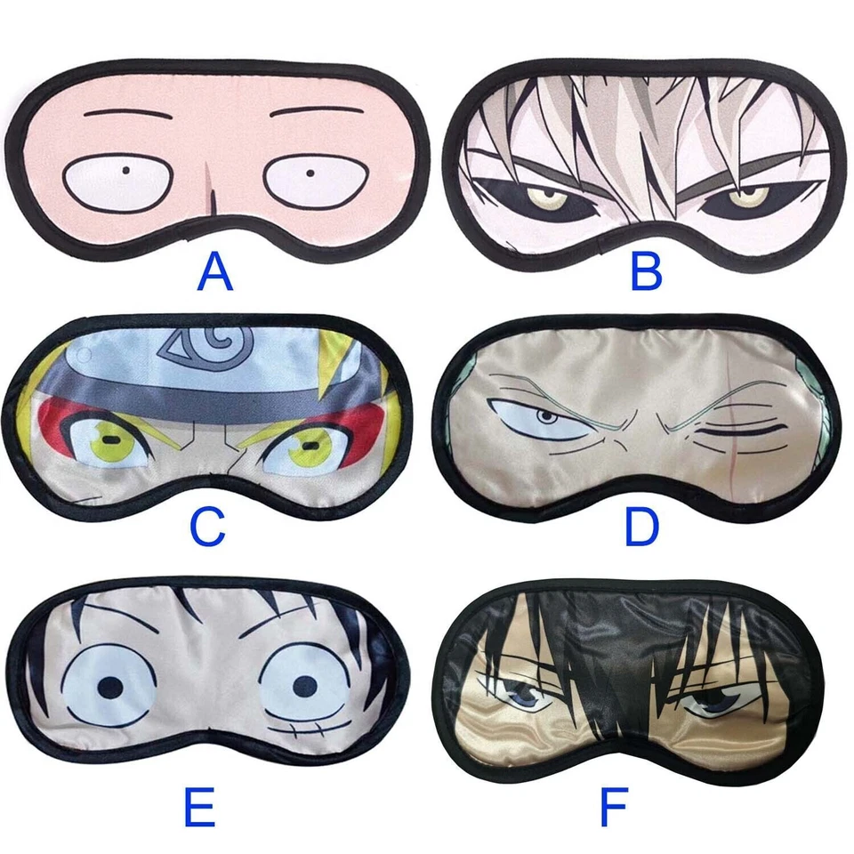 Anime Anime Cartoon Cute Eye Masks Sleeping Eye Masks Zoro Eye Masks Collections - Image 1 of 4