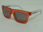 Marc by Marc Jacobs MMJ 360/S 5MS N4 Transparent Red Rectangle $160 Sunglasses