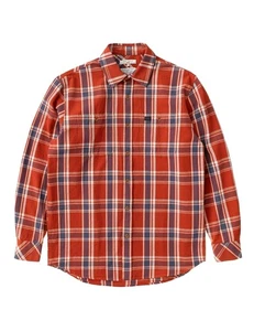 Nudie Jeans Filip Basket Plaid Shirt - Red Poppy - Picture 1 of 1