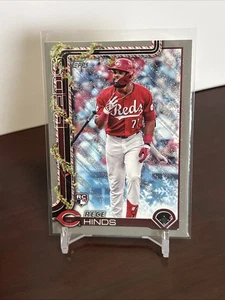 2025 Topps Holidayr Rece Hinds Silver Glitter Holiday #H168 RC Reds - Picture 1 of 2