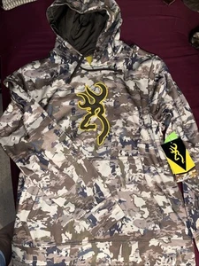 Browning Camouflage Auric Camp Hoodie AURIC Size Medium - Picture 1 of 14