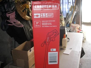 CRAFTSMAN 3.5AMP CORDED 12” STRING TRIMMER/ EDGER OPEN BOX- SEE DESCRIPTION - Picture 1 of 7