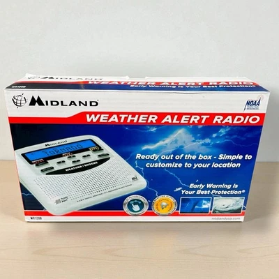 Midland Weather Alert Radio WR-120B New In Box - Image 1 of 4