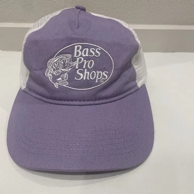 Gorra de béisbol Bass Pro Shops juvenil PÚRPURA Snapback mezcla de algodón logotipo bordado Foto 1 de 4