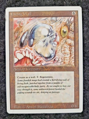 MTG Living Wall Revised Edition Regular Uncommon NM (DS3D1L4) - Image 1 of 4