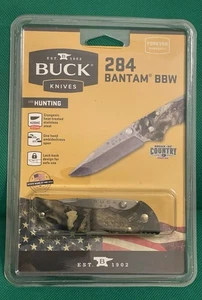 Buck Knives 284 Bantam Mossy Oak Camouflage Lockback Blade Folding Pocket Knife - Picture 1 of 4