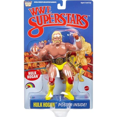 💪New - WWE LJN Superstars Hulk Hogan Action Figure 1980s Retro Toy Fast Ship!💪 - Image 1 of 4