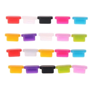 5 pezzi silicone colorato antipolvere tappo tappo antipolvere tipo-c polH5 - Afbeelding 1 van 8