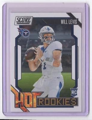 2023 Panini Score Hot Rookies Will Levis Rookie Tennessee Titans #5 - Image 1 of 2