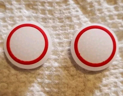 Universal Portal Thumbstick GLOW IN DARK Grips RED CLEAR Steamdeck Odin GPD  - Image 1 of 4