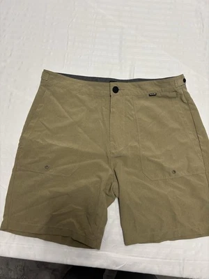 Pantalones Cortos de Natación Hurley Phantom Para Hombre Talla 31 Talla Ajustable Beige Skate Surf Chino Foto 1 de 4