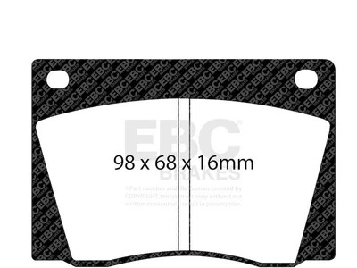 Juego de pastillas de freno delanteras EBC 67279RWSH para Aston Martin Vantage 1972-1973 Foto 1 de 4