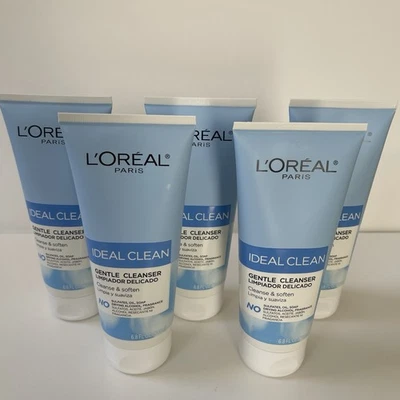 Limpiador suave 5 L’Oreal Ideal Clean SIN sulfatos, aceite, alcohol, fragancia, 6,8 oz Foto 1 de 2