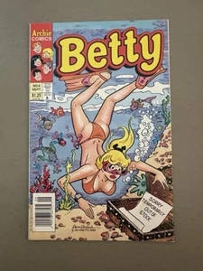 Betty #8 (1993) Archie Comics – Dan DeCarlo Cover Bikini Pin-Up Art – Full Comic - Picture 1 of 6
