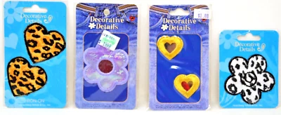 Lot of 4 Hirschberg Schutz Decorative Details Embroidered Patch Mixed Theme NIP - Image 1 of 2