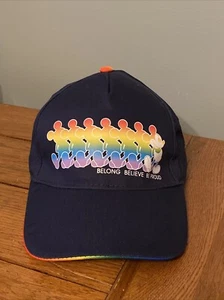 Disney Pride Collection Hat Cap Rainbow Mickey Belong Believe Be Proud NWT - Picture 1 of 6
