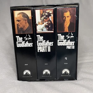 Der Pate Trilogie Sammlung VHS Lot alle 6 Kassetten. gebraucht - Bild 1 von 24