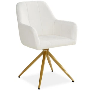 Esszimmerstühle Drehbar 2 4 6 er Armlehne Bouclé Beige Polstersessel Homestyle4u - Bild 1 von 40