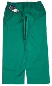 NWT Barco Uniforms Womens 3 Pocket Scrub Pants (3XL) Elastic Waist Hunter Green - Picture 1 of 7