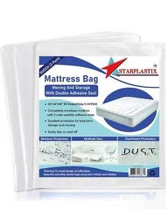 Bolsas de colchón Starplastix para mudanza tamaño queen - Imagen 1 de 7