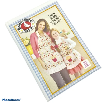 NEW Gooseberry Patch Mom and Me Cupcake Aprons Sewing Pattern Uncut FF - Image 1 of 3