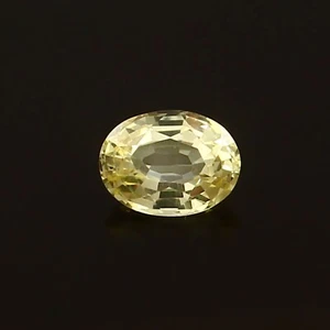 Piedra preciosa de corte ovalado suelta zafiro amarillo ceilán impecable natural AAA 8x6 mm - Imagen 1 de 4