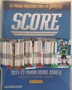 SCORE SERIE A 2021/22 Set Base completo 200 card (NO RILEGATORE) - LEGGI BENE - Foto 1 di 2