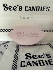 New KylieSkin See’s Candies limited edition lip shaped box chocolates  - Picture 1 of 3
