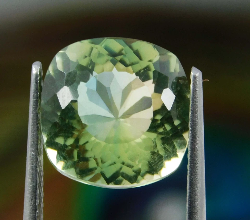 Natural Demantoid Garnet 6.20 Ct Cushion Certified Rare Loose Gemstone Russian - Image 1 of 4