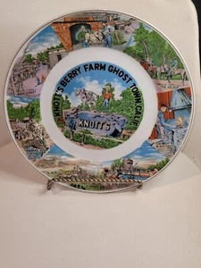Vintage Knotts Berry Farm Ghost Town1950's Calif Hanging Souvenir Ceramic Plate - Picture 1 of 5