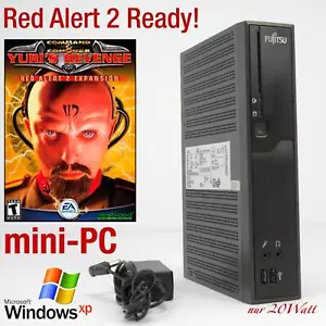Mini Computer Windows XP SSD DDR3 RS-232 Old Games Red Alert 2 C&C Yuri's - Picture 1 of 8