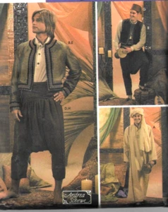 Simplicity 4788 Sew Pattern Costume Aladdin Arabian Sheik XS S M L XL Uncut - Picture 1 of 4