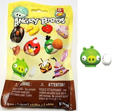 Angry Birds K'Nex Series 2 Blind Figure FACTORY SEALED Bag - Pig with egg - Image 1 of 3
