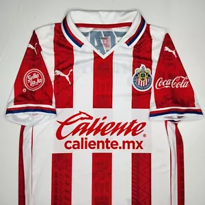 Puma CHIVAS DE GUADALAJARA maglia calcio uomo media home 2020 2021 righe rosse - Foto 1 di 8