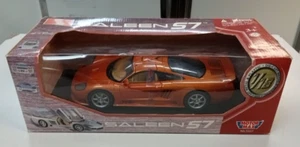 Saleen S7 MOTOR MAX 73117 ORANGE 1:18 SCALE DIECAST MODEL COLLECTORS TOY - Picture 1 of 11