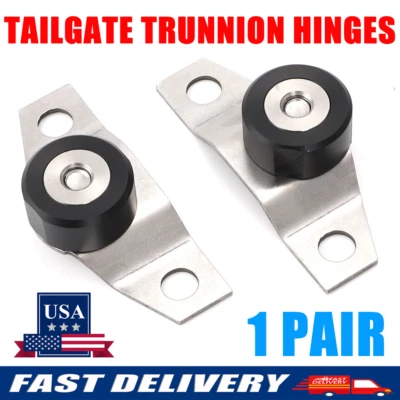 2 x Tailgate Trunnion Hinge For 67-72 Chevrolet Chevy GMC Truck Fleetside Blazer Foto 1 de 4