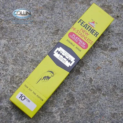 Feather - 200 Lamette In Acciaio Inox Per Rasoi Di Sicurezza E Shavette - Lam... • 132€