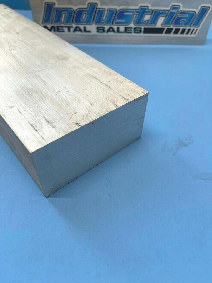 2 x 4 x 24 дюйма длиной 6061 T6511 алюминиевая плоская планка — 2 x 4 дюйма 6061 плоская планка  - Изображение 1 из 1