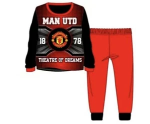 Kit de fútbol americano manga completa para niños Manchester United pijamas niño premiership - Imagen 1 de 3
