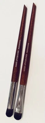 Professional 💄MUFE  2pc Eyeshadow Brush Set, Blending Buff Crease Define Shade - Image 1 of 4