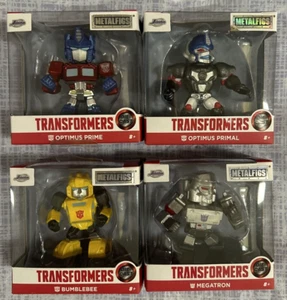 NEW 2024 Metalfigs Transformers Optimus Prime, Primal, Bumblebee & Megatron - Picture 1 of 2