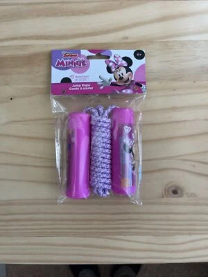 Cuerda de salto Disney 7 pies Minnie Mouse niños 6+ niñas rosa juego de fitness Foto 1 de 2