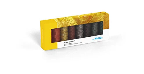 Mettler PS83 Autumn Kit 100% Triobal Polyester Thread Set of 8 Spools - Image 1 of 1