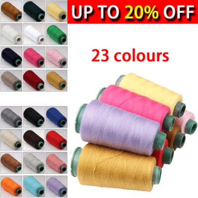 Thread Sewing 1300 Yards Cord Jeans Overlocking Sewing Machine Polyester Stretch - Image 1 of 4